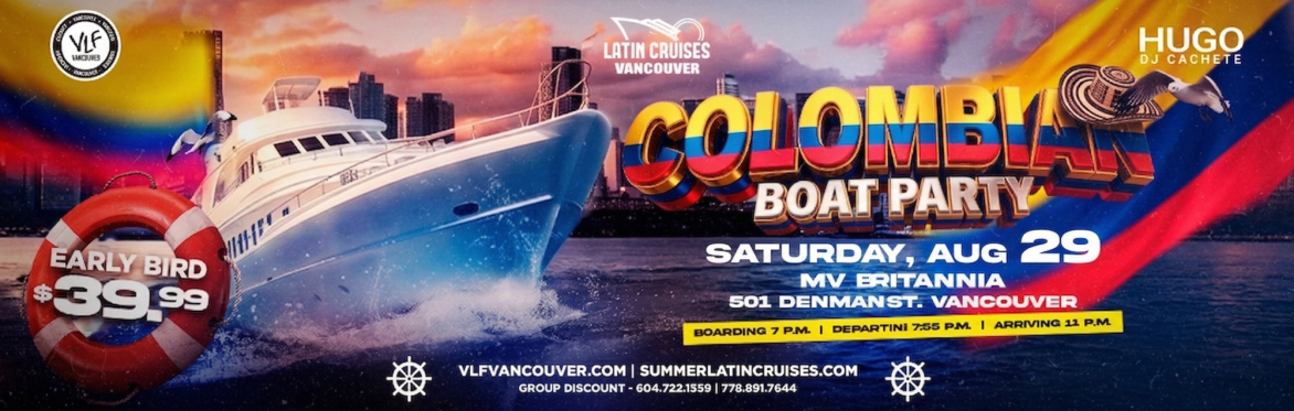 Latin Cruises 10 | Colombian 2 Party Boat 2026