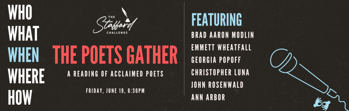 When the Poets Gather: A Reading of Acclaimed Poets