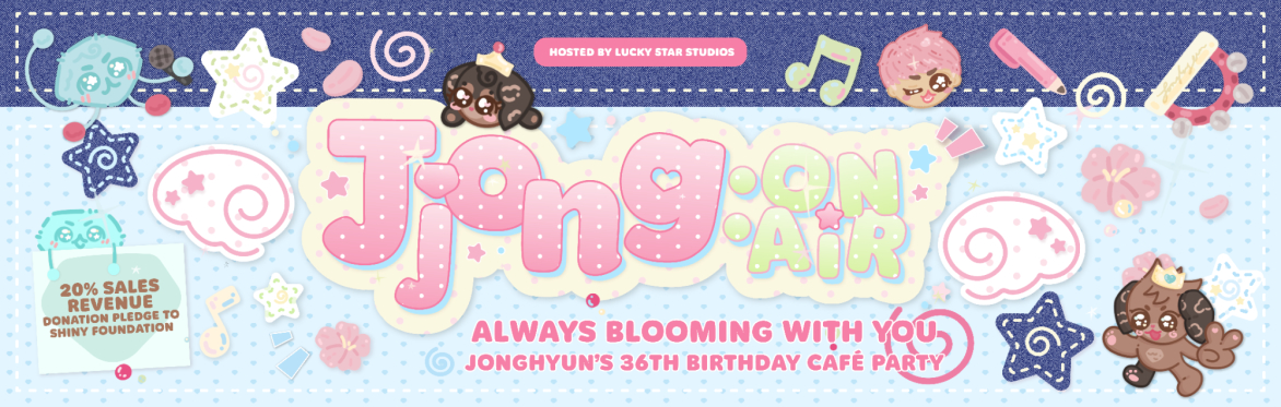 Jjong: On Air 🌸 📻 Jonghyun's Birthday Cupsleeve in Leeds
