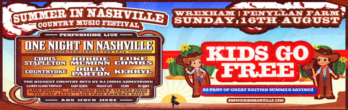 Summer In Nashville - Wrexham 2026