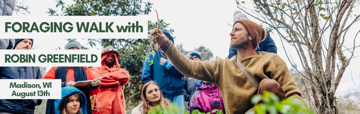 Robin Greenfield teaching at Foraging School