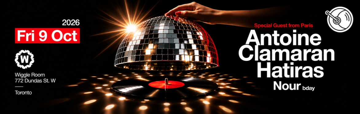 Spacedisco Records Hatiras + Special Guest Antoine Clamaran (Paris)