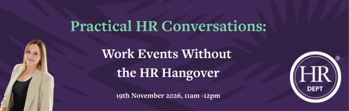 Practical HR Conversations: Work Events Without the HR Hangover