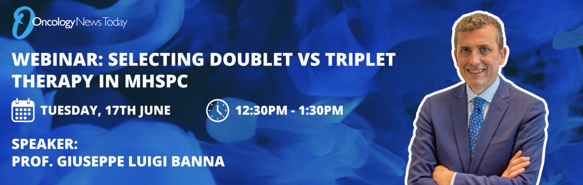 Selecting doublet vs triplet therapy in mHSPC