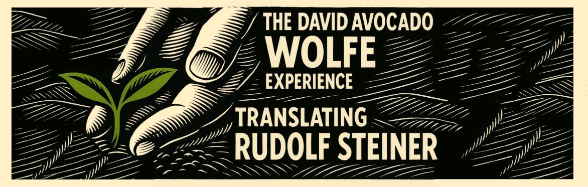 The David Avocado Wolfe Experience: Translating Rudolf Steiner
