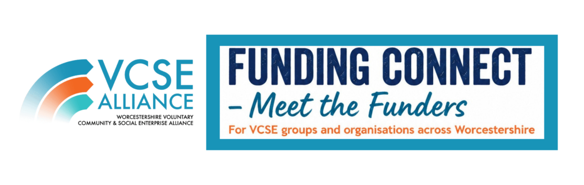 Worcestershire VCSE Alliance logo with ceo peer network title