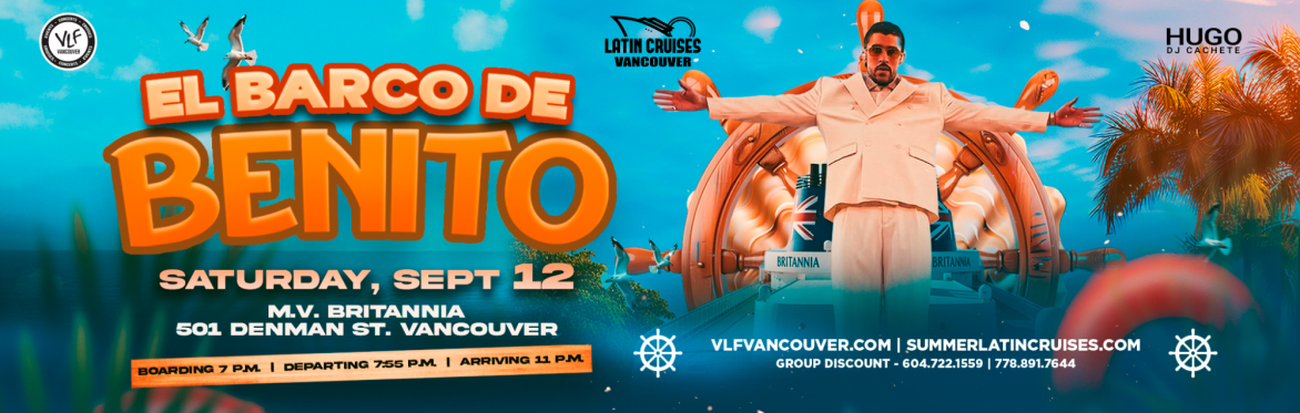 Latin Cruises 11 | Barco de Benito 2  Party Boat 2026