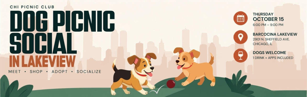 Pups & Picnics: A Dog Social in Lakeview 🐾