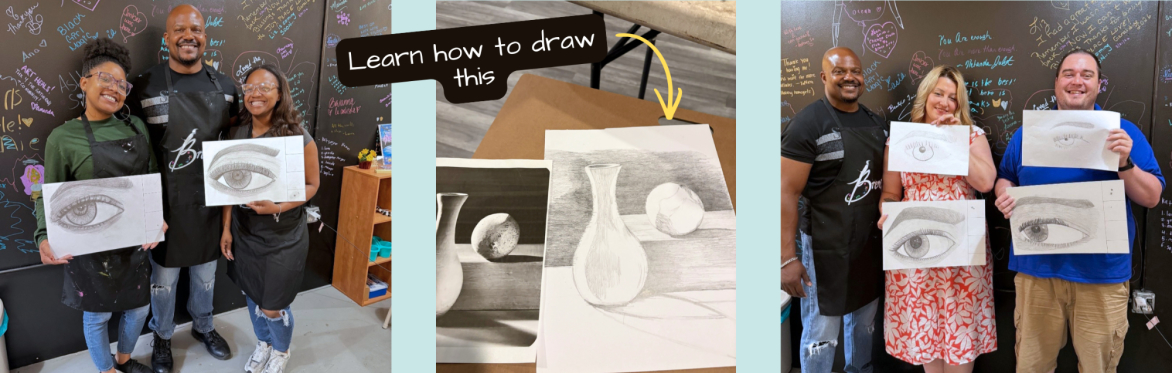 Sketch & Sip at BrentArt