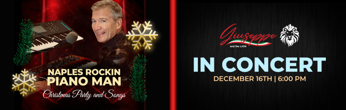 Naples Rockin Piano Man "Christmas Party & Songs" Live