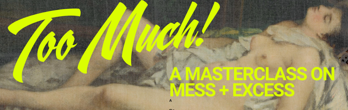 DEVOTION: TOO MUCH!