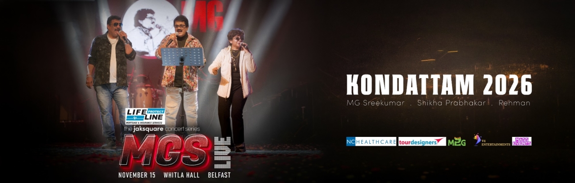 MG Sreekumar Live | Kondattam 2026 | Belfast