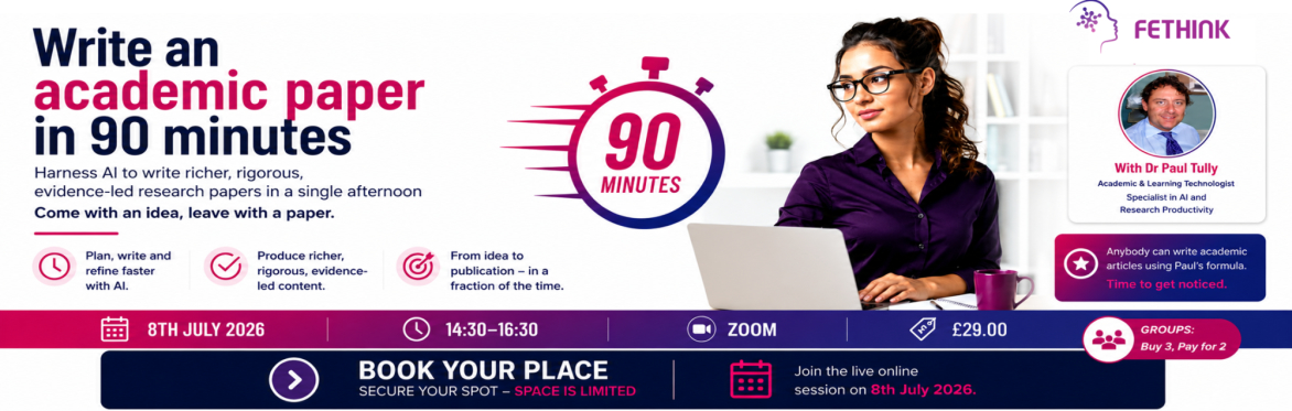 AI Webinar: Write an Academic Paper in 90 Minutes