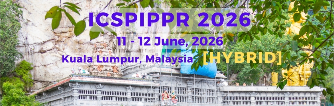 International Conference on Signal Processing, Image Processing and Pattern Recognition 2026 [ICSPIPPR 2026]