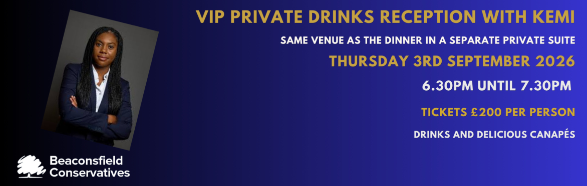 VIP Drinks Reception with Kemi