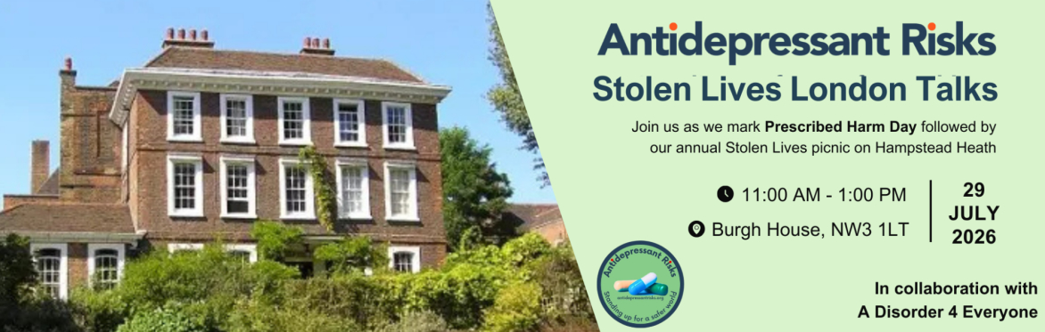 Stolen Lives London Talks 2026