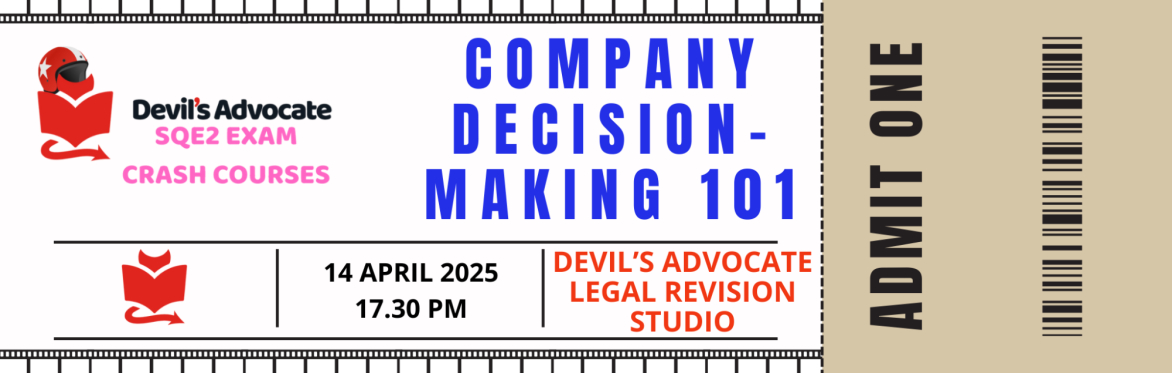 Company Decision-making 101