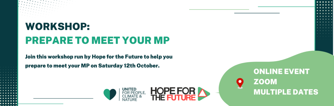 Workshop: Prepare to meet your MP