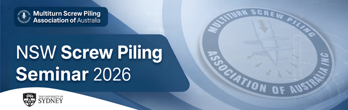 NSW Screw Piling Seminar 2026