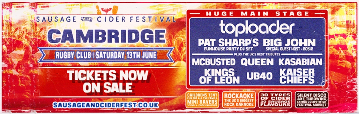 Sausage and Cider Festival - Cambridge 2026