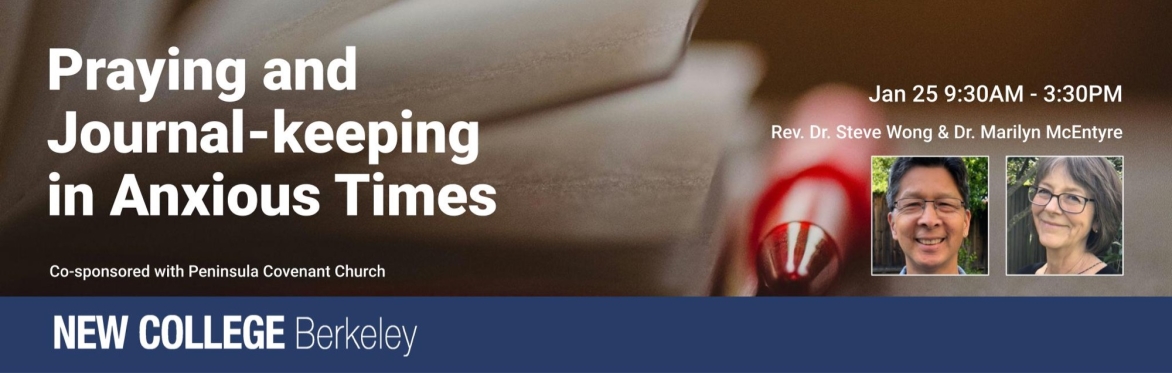 Praying & Journal-keeping in Anxious Times: An NCB Workshop Retreat