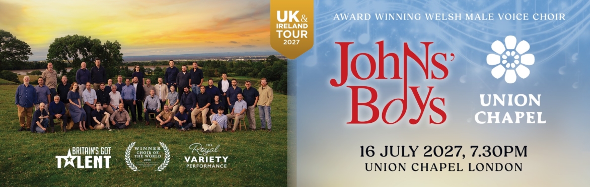 Johns’ Boys Welsh Male Voice Choir – Union Chapel London2027