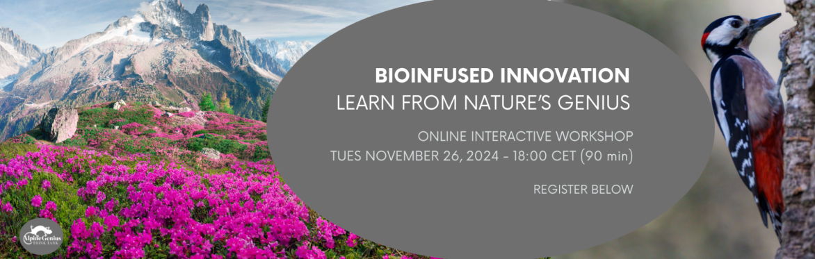 Bioinfused Innovation: Learn from Nature's Genius
