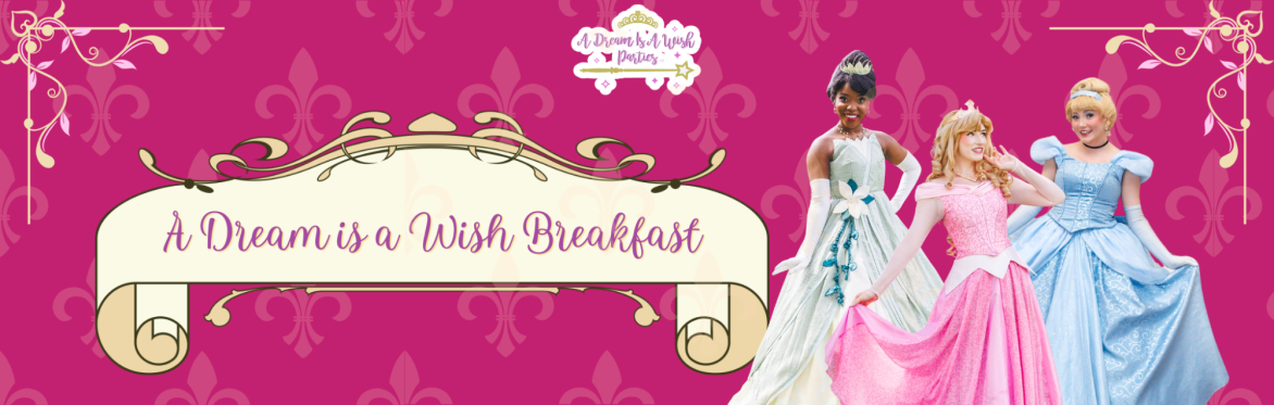 Princess Breakfast Event on Long Island with Aurora, Cinderella and Tiana