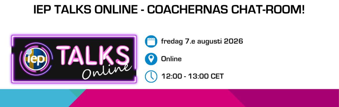 IEP Talks Online Sweden - Coachernas Chat-Room