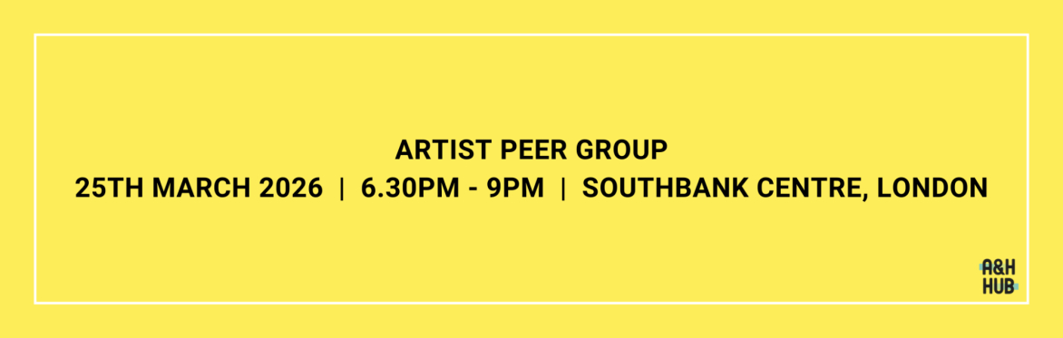 March Artist Peer Group (in person)