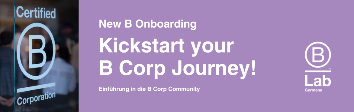 New B Corp Onboarding