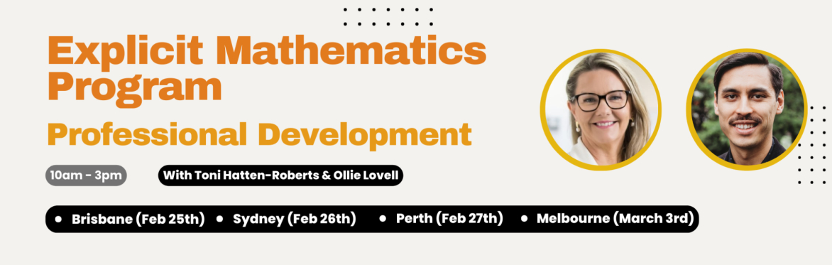 Explicit Mathematics Program Professional Development - PERTH