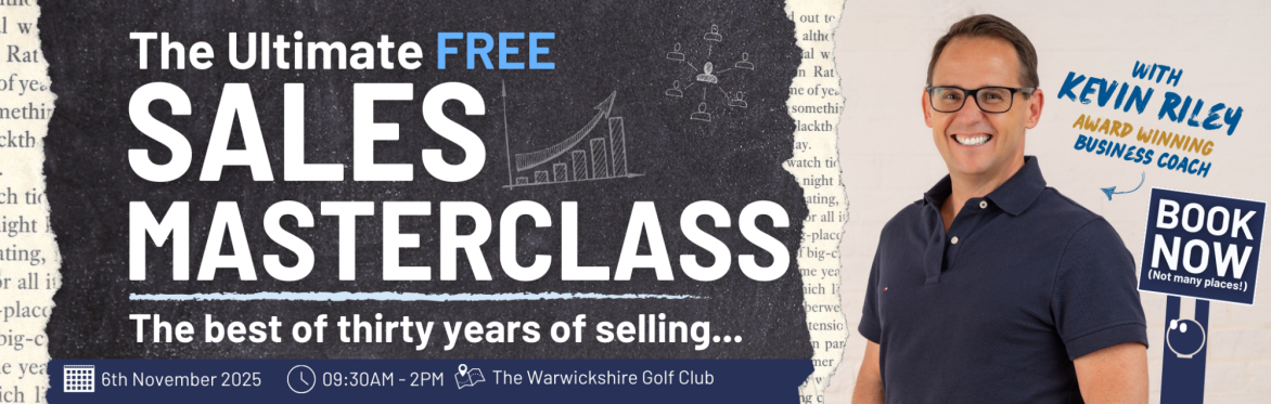 Sales training for business owenrs event warwickshire