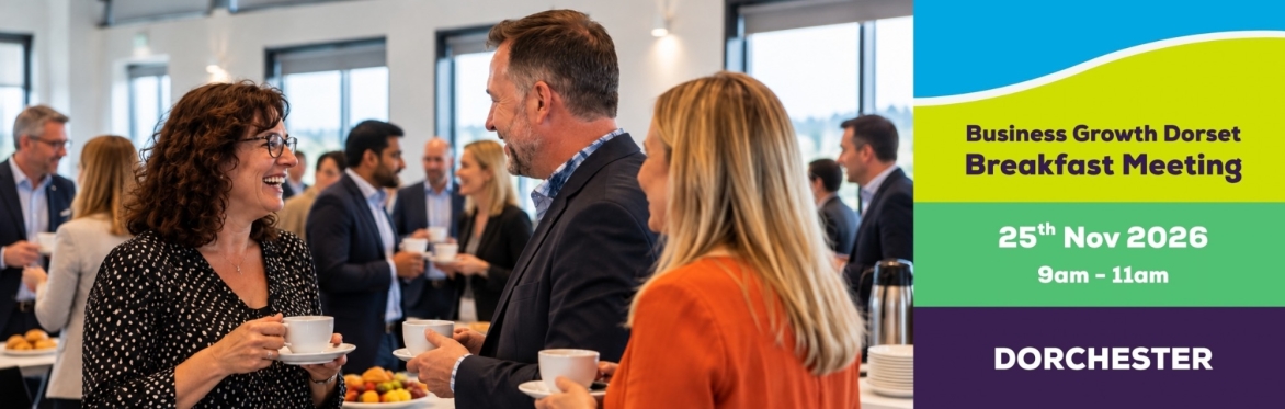 Business owners networking overt continental breakfast