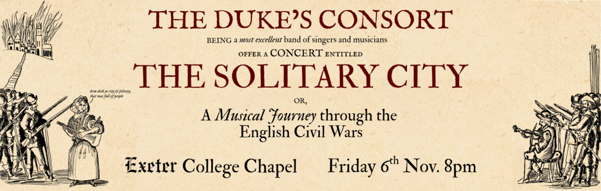 The Solitary City: A Musical Journey through the English Civil Wars