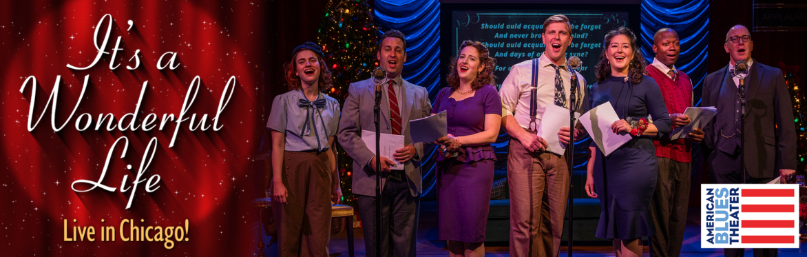 The cast of It's a Wonderful Life: Live in Chicago!