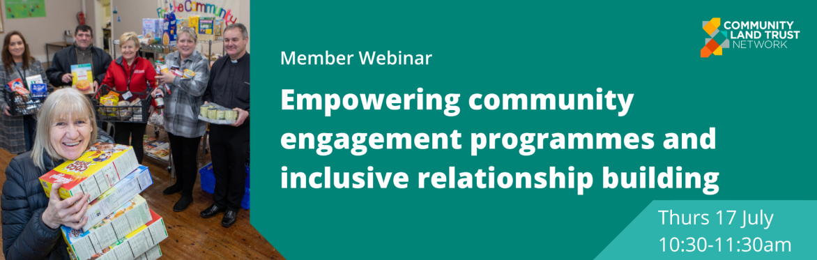 Member webinar | Empowering community engagement programmes and inclusive relationship building