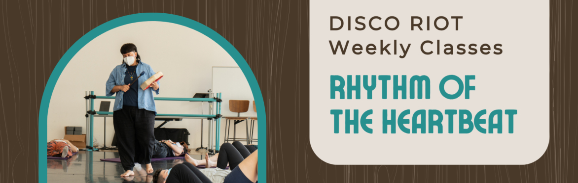 Header banner image highlighting Rhythm of the Heartbeat class.