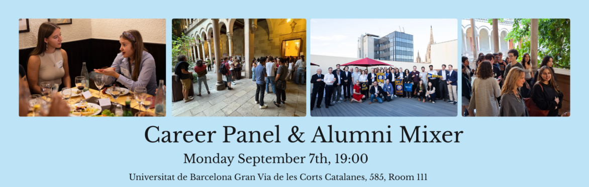 Alumni Career Panel and Forum for Barcelona UCEAP Students