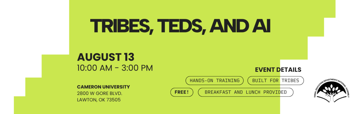 Tribes, TEDs, and AI