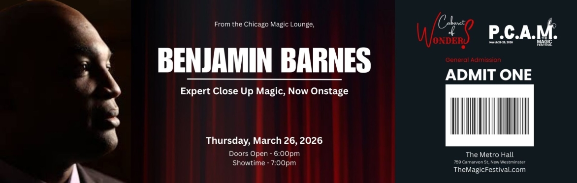 Cabaret of Wonders Presents: Benjamin Barnes