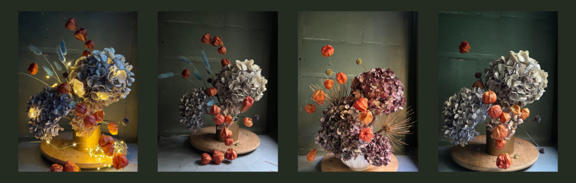 Autumn in Bloom: A Dried Flower Table Display Workshop