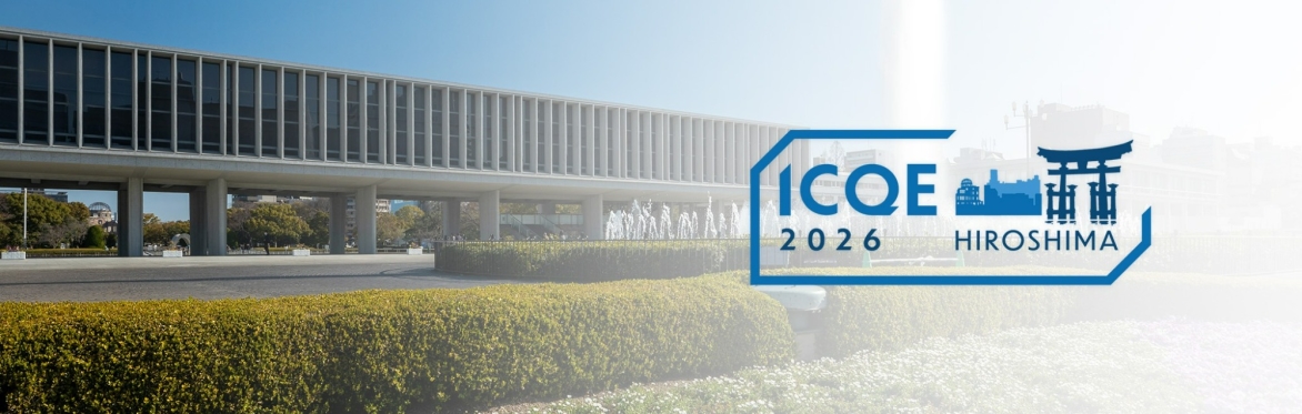 Hiroshima memorial park with conference logo