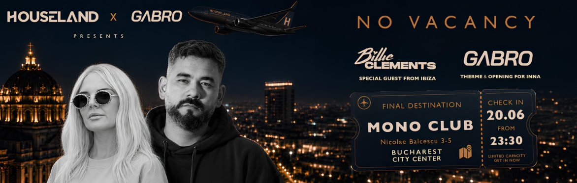 GABRO x Billie Clements Party Buharest City Center ( Club Mono )