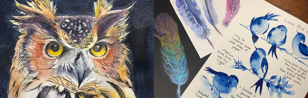 Watercolour Feathered Friends