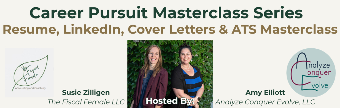 Resume, LinkedIn, Cover Letters and ATS Masterclass