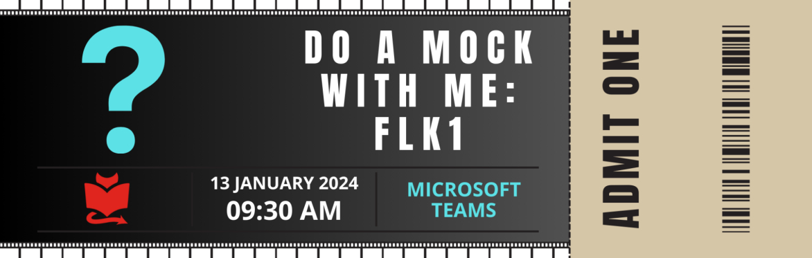 Do a Mock With Me: FLK1