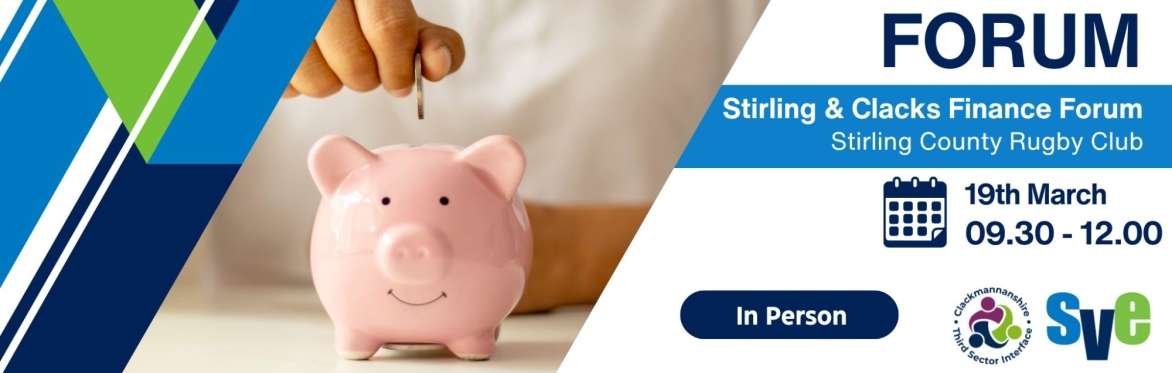 Stirling & Clacks Third Sector Finance Forum: