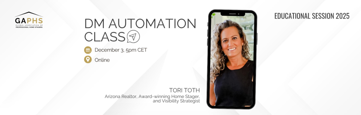 GAPHS Educational Session: Slide Into Success - How to Use Automated DMs to Grow Your Business, with Tori Toth