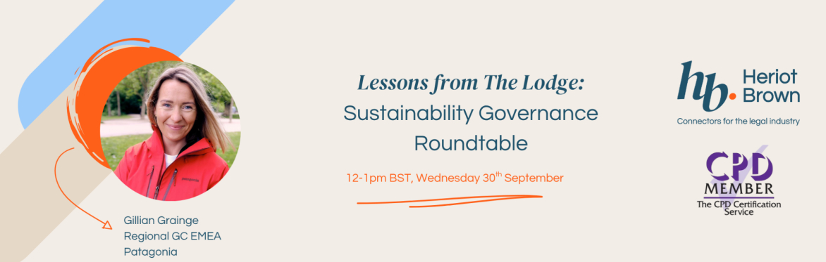 Lessons from The Lodge: Sustainability Governance Roundtable